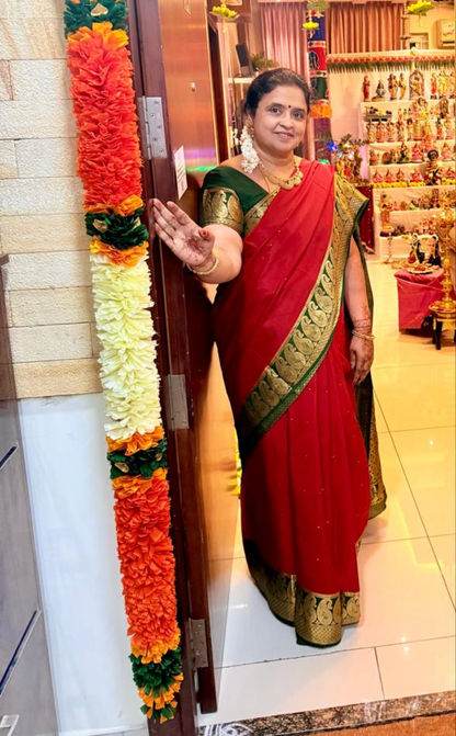 Mango Border Mysore Silk Sarees