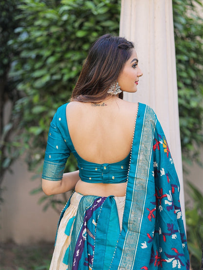Dola Silk printed Lehanga