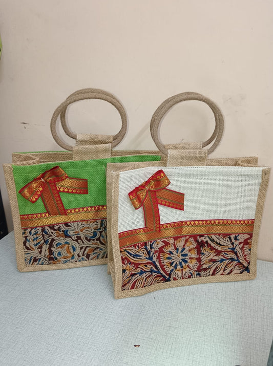 Fancy jute gift bags