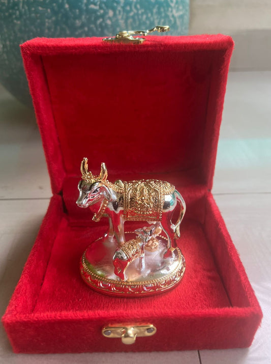 German Silver Kamadhenu Cow