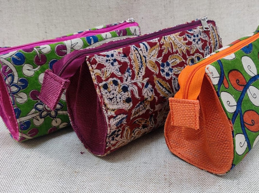 Trendy Jute Kalamkari Purses