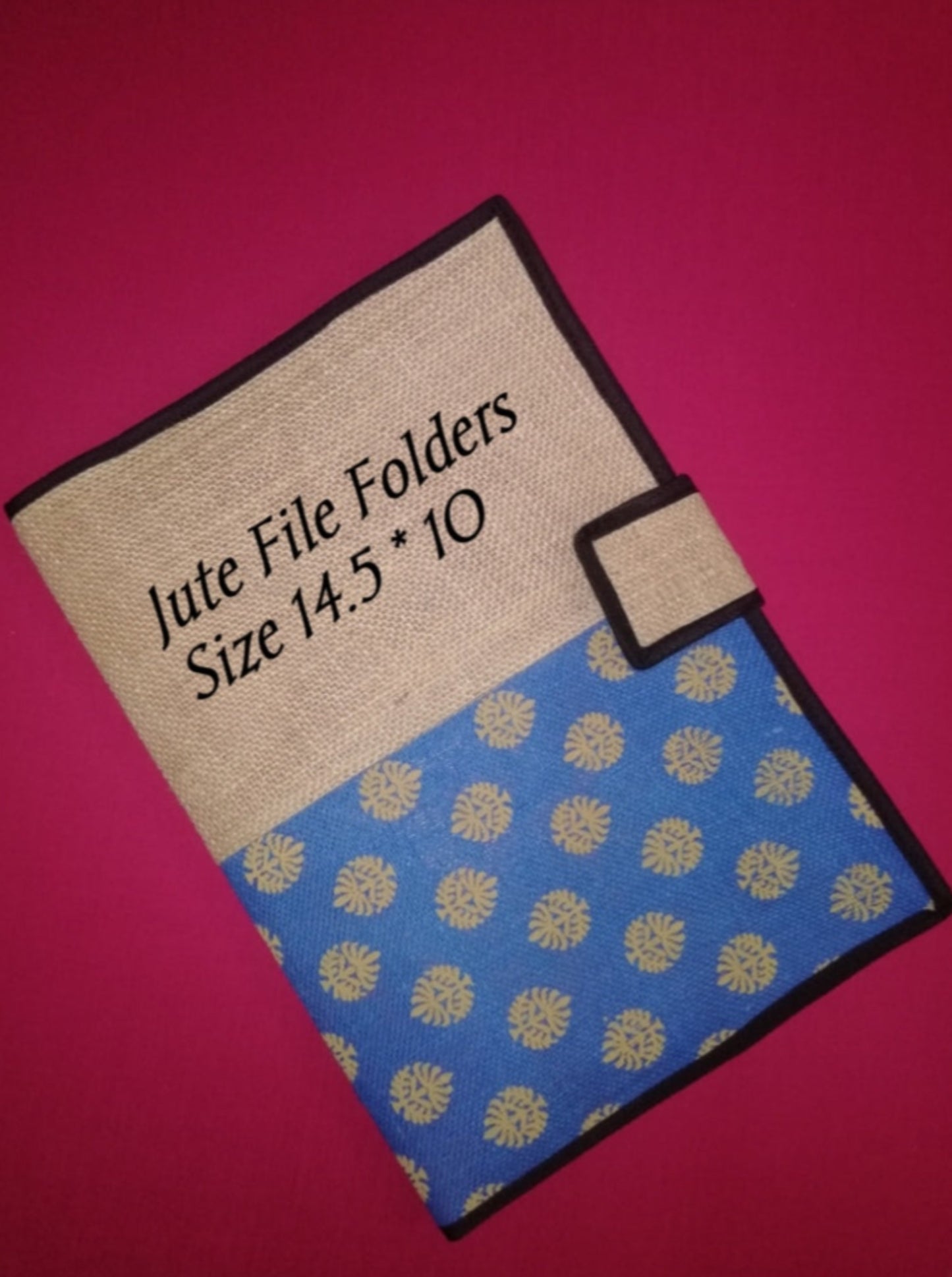 Jute file folders