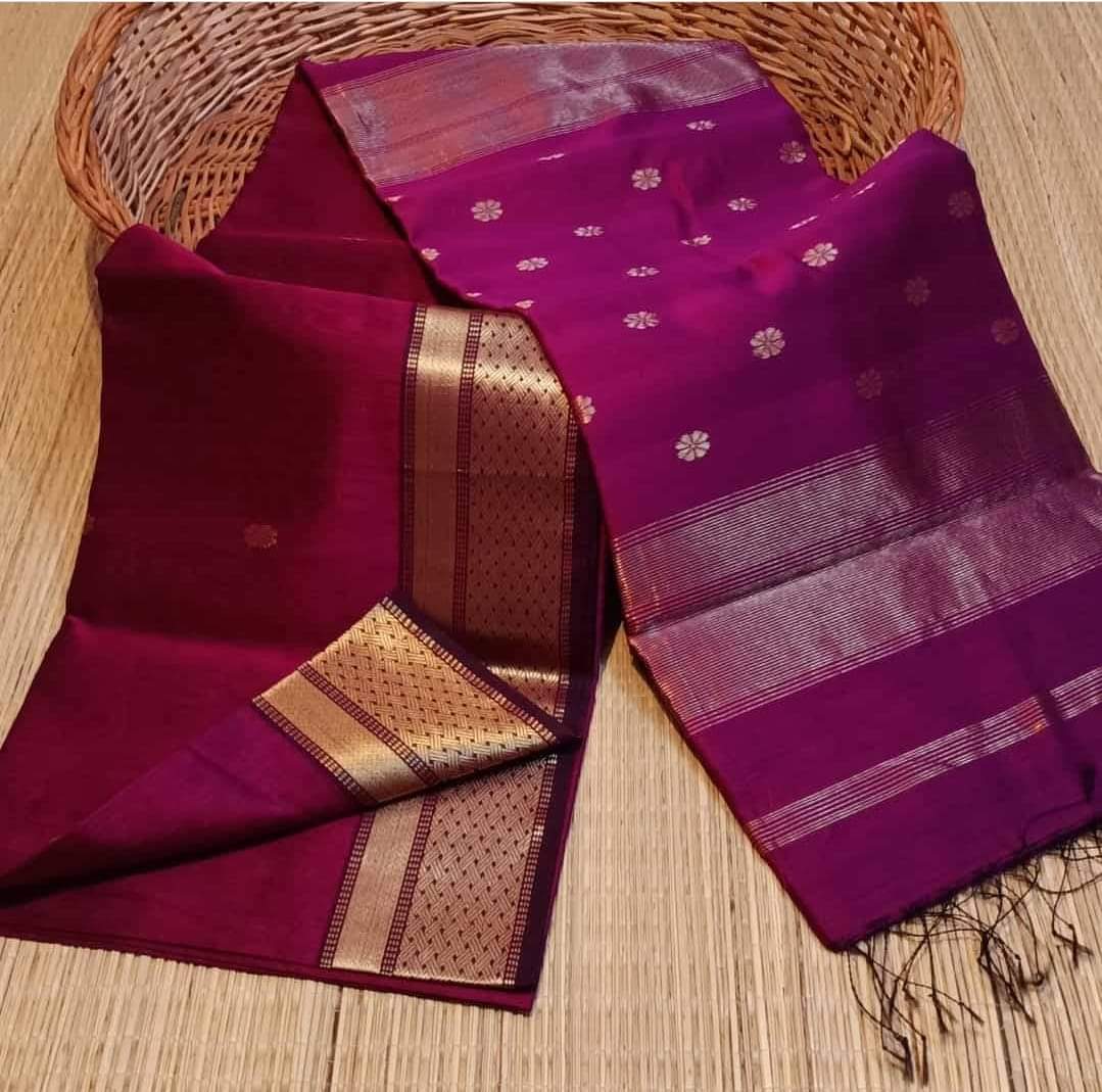 Maheshwari Silk Cotton Sarees