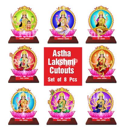 Ashtalakshmi Magnets & Cutouts