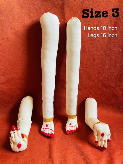 Varalakshmi hands and legs