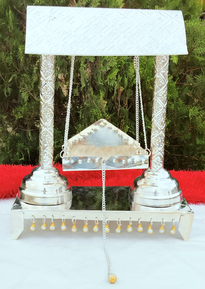 Baby Krishna German Silver Jhula