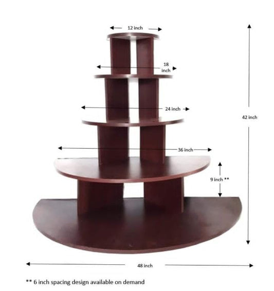 Semi Circular  Golu steps