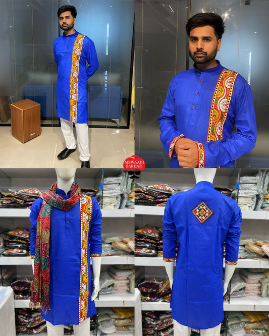 Navratri Men's Kurta & Dupatta