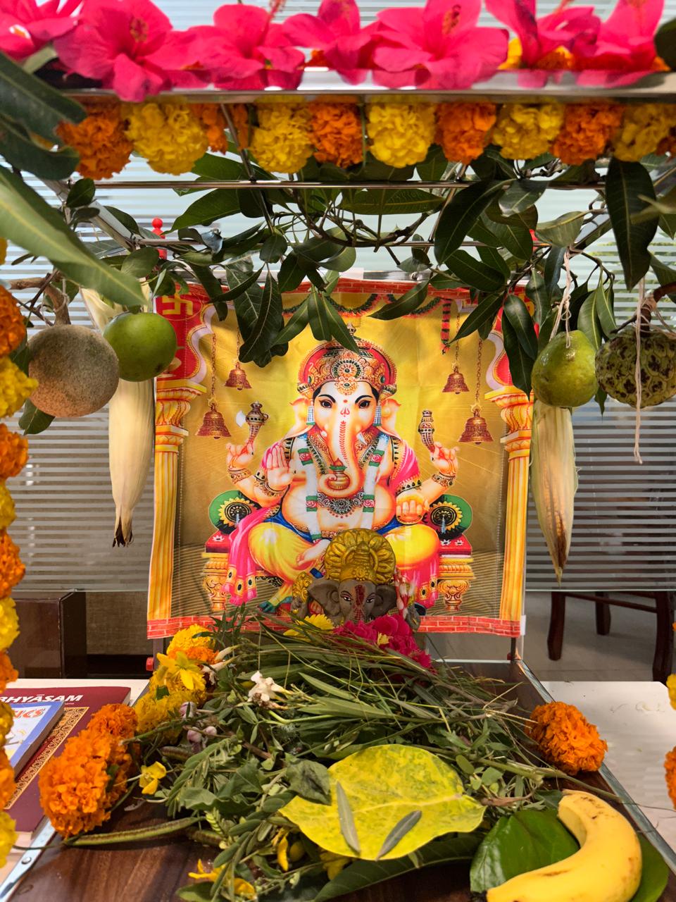 Foldable Pooja Mandapam Stainless Steel