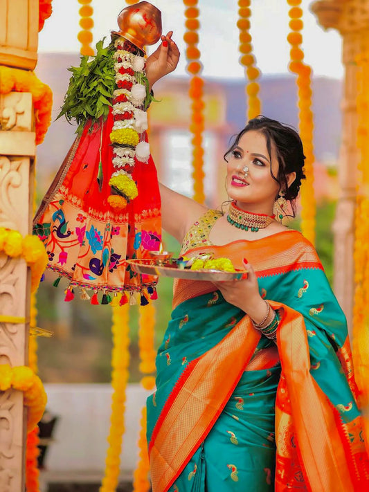 Gudi Vastra Paithani Silk