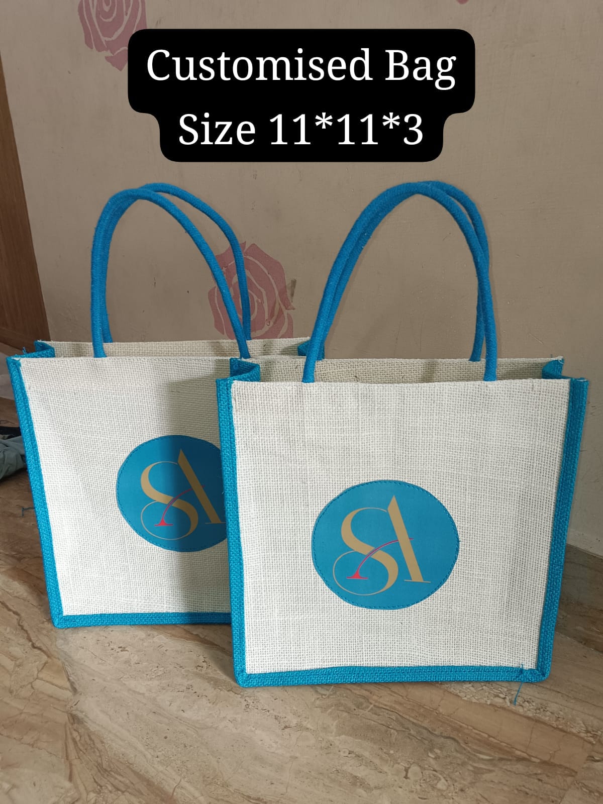 Customized Jute Thamboolam/Gifts Bags