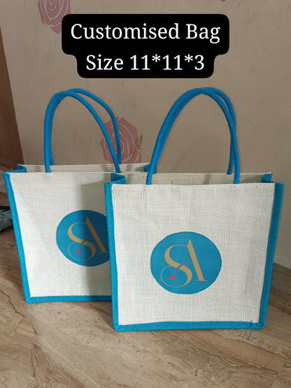 Customized Jute Thamboolam/Gifts Bags