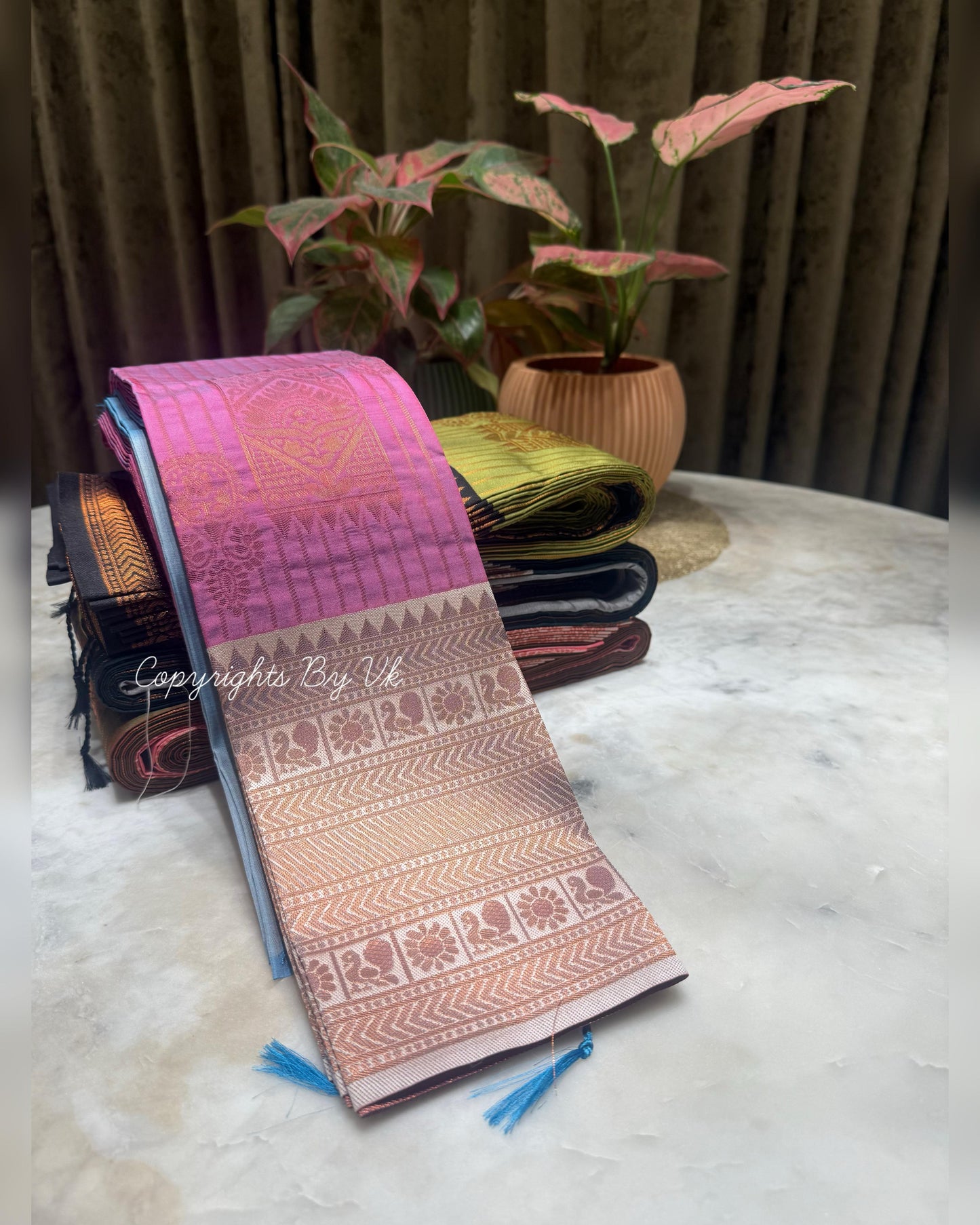 Semi Silk Vaira Oosi Sarees