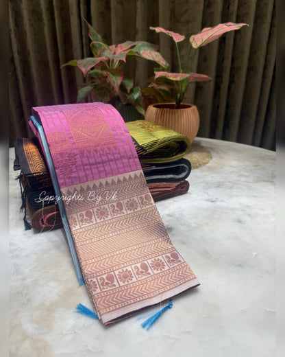 Semi Silk Vaira Oosi Sarees