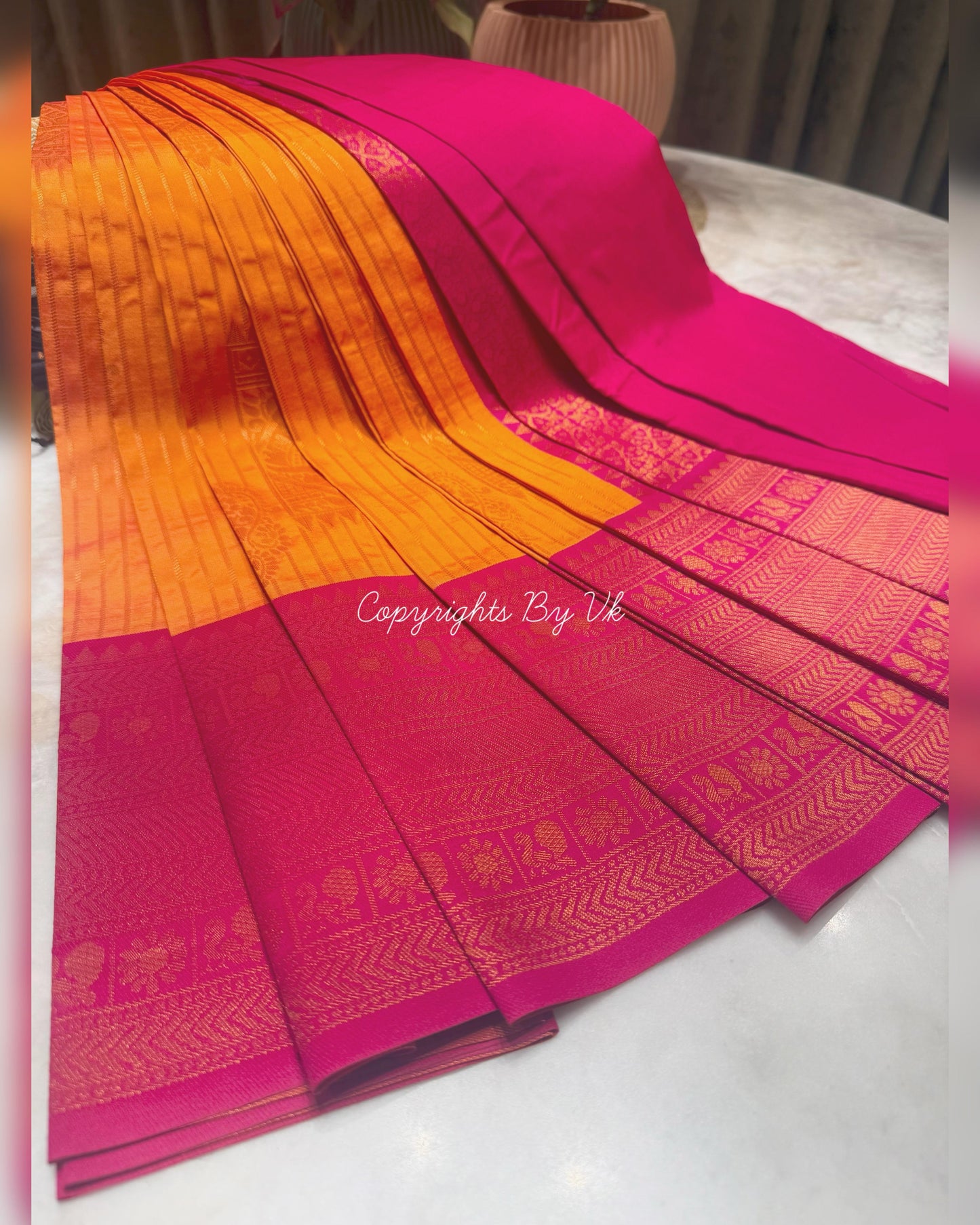 Semi Silk Vaira Oosi Sarees