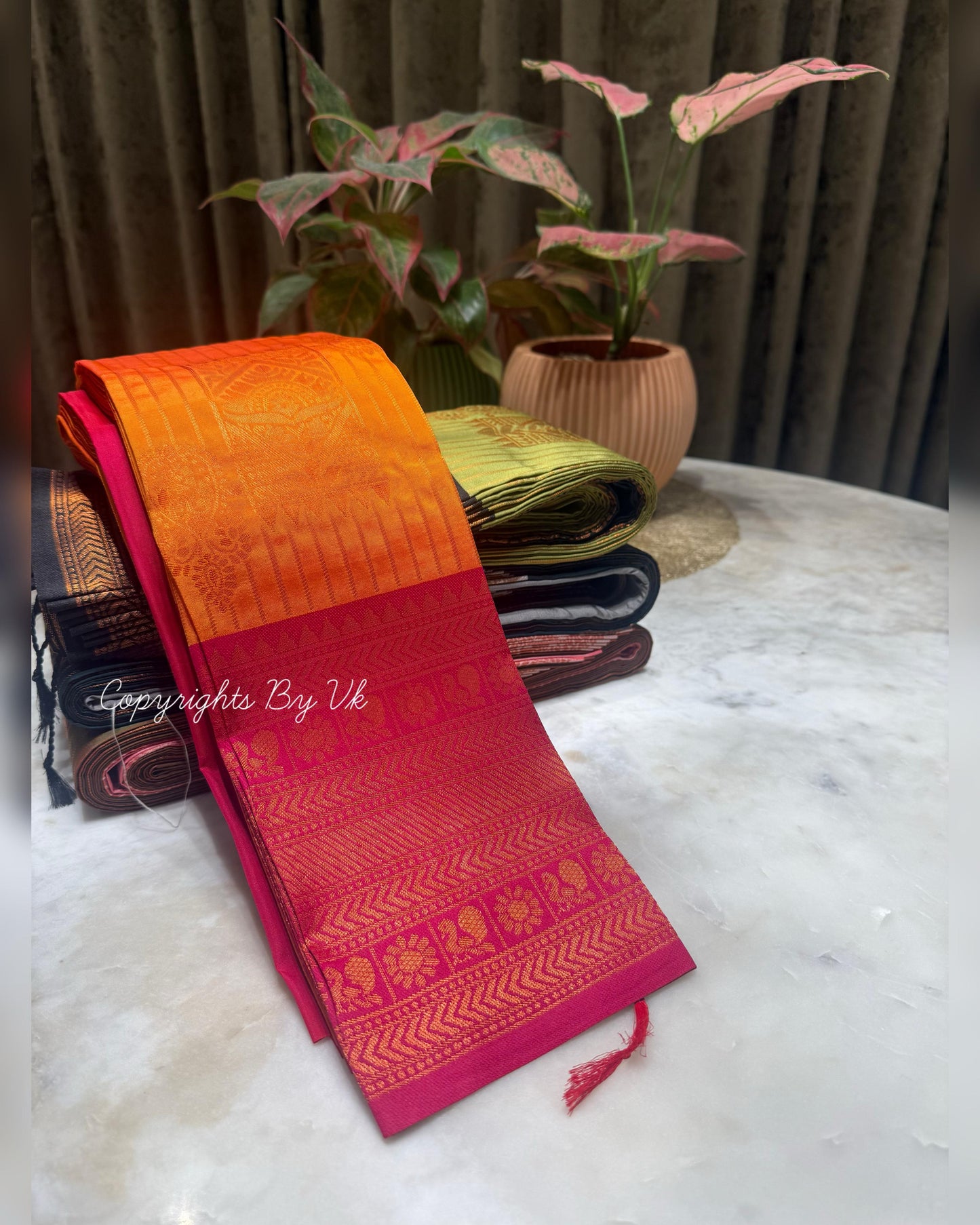 Semi Silk Vaira Oosi Sarees