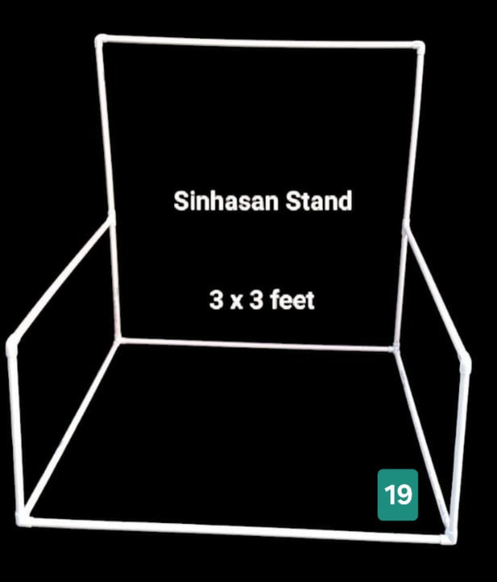 DIY Festive Decoration PVC Stands Sinhaasan Stand for Ganpati Decorations
