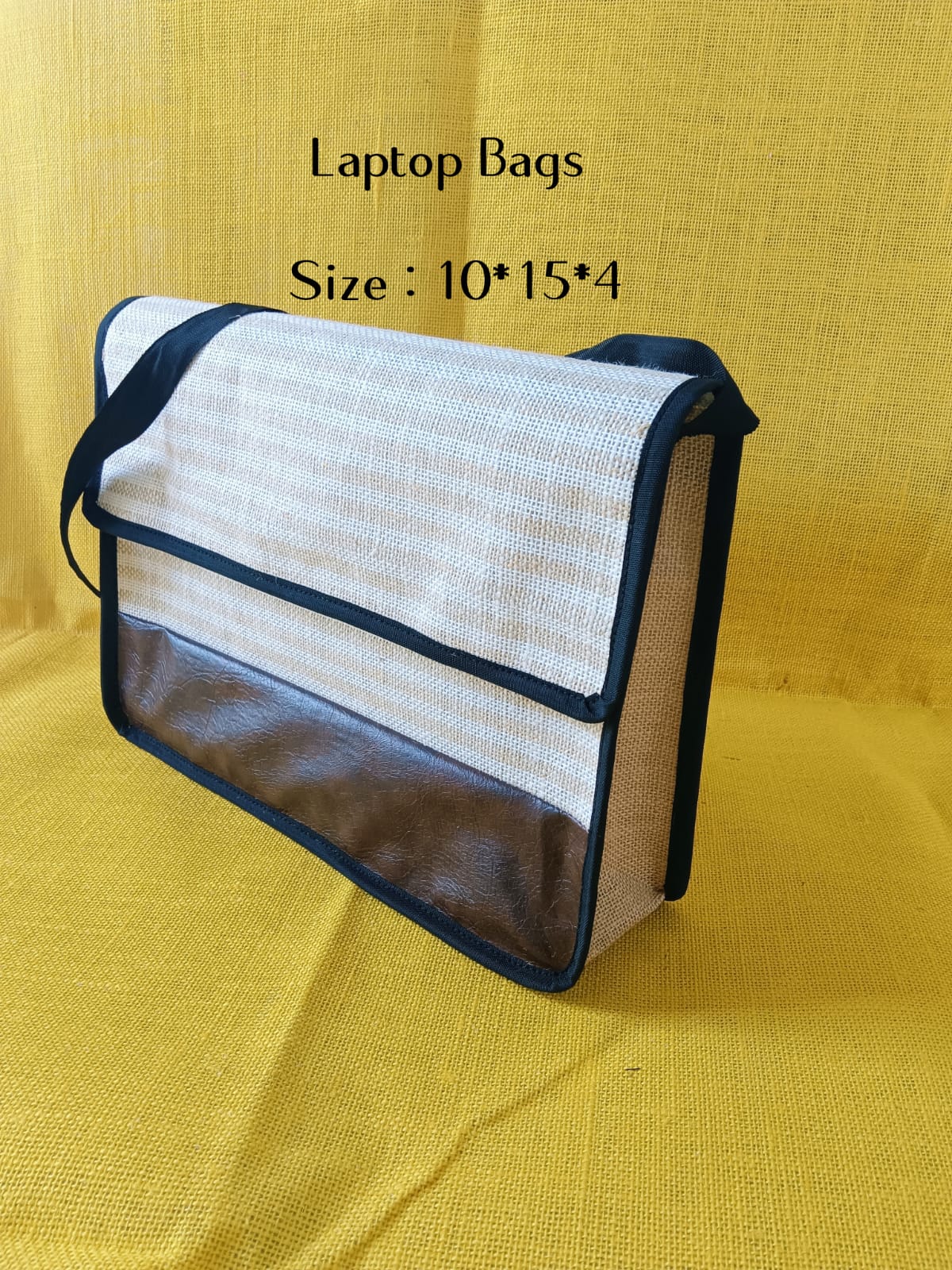 Jute Office Laptop Bags
