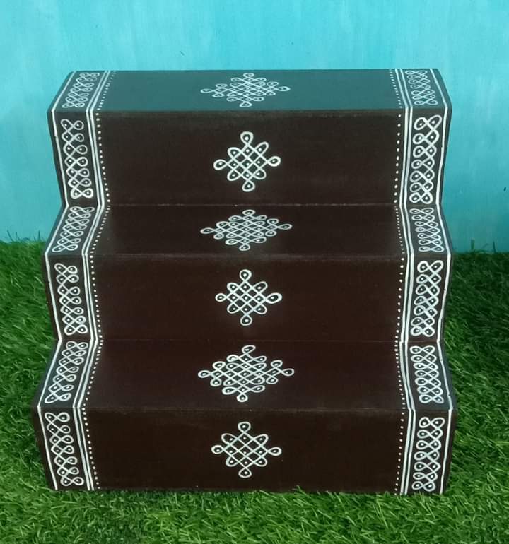 Mini Golu Padi Wooden Hand Painted