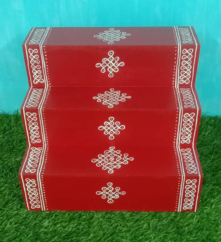 Mini Golu Padi Wooden Hand Painted