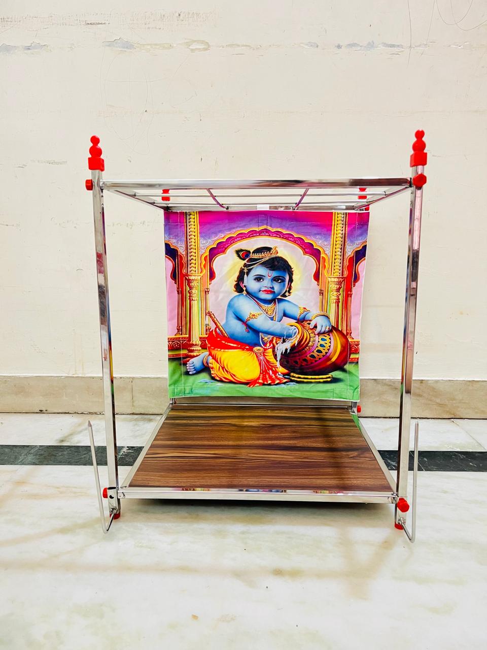 Janmashtami Special DIY Stainless Pooja mandapam with Palavelli provision