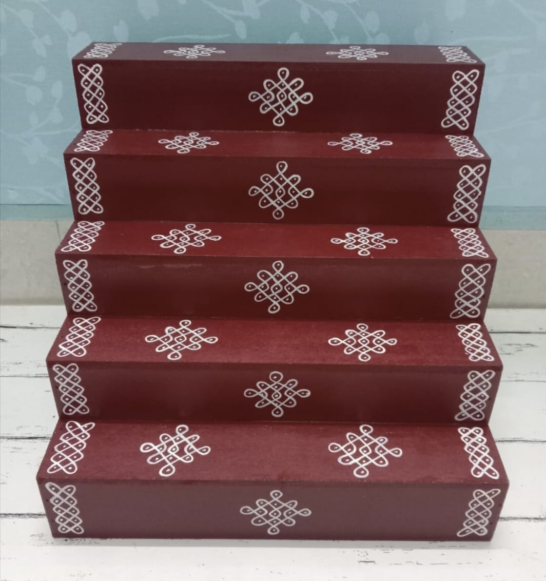 Mini Golu Padi Wooden Hand Painted