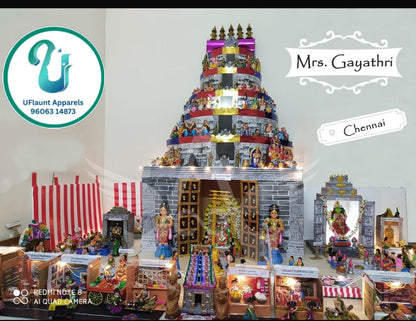 Semi Circular  Golu steps