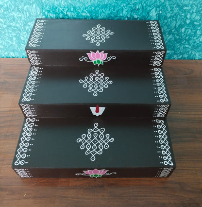 Mini Golu Padi Wooden Hand Painted