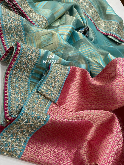 Soft Kora Silk Sarees