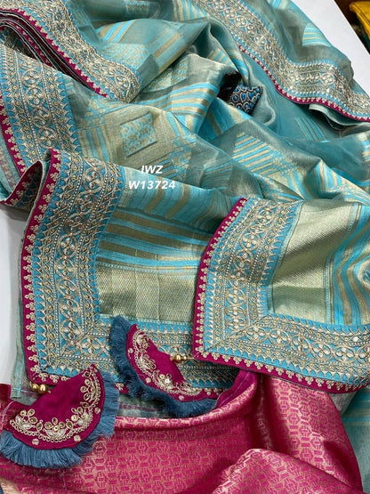 Soft Kora Silk Sarees