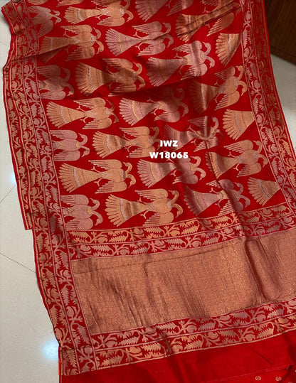 Banarasi Kathan Ikkat Style saree