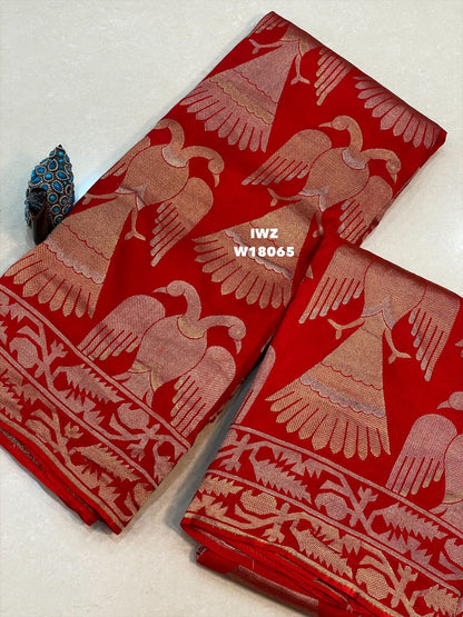 Banarasi Kathan Ikkat Style saree