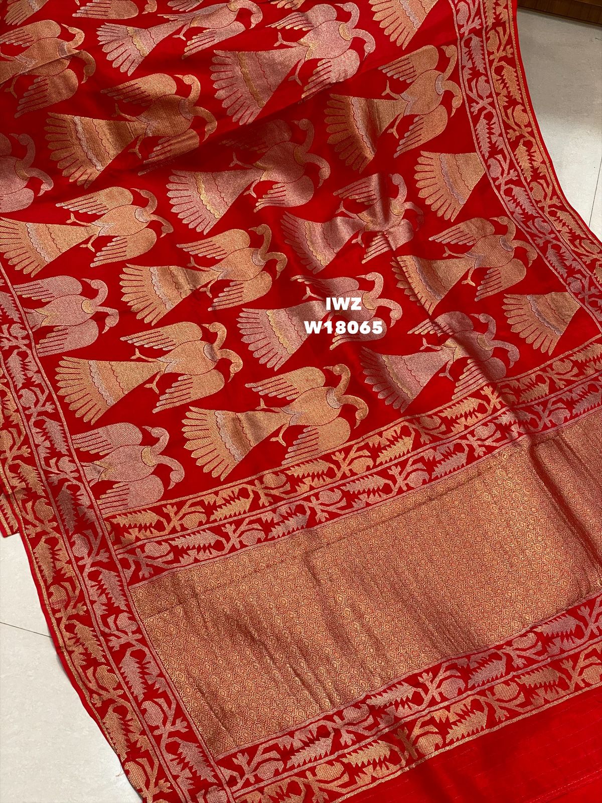 Banarasi Kathan Ikkat Style saree