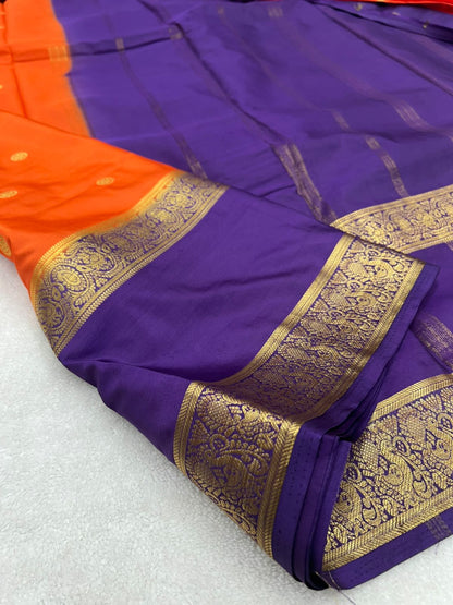 Semi Mysore Silk Sarees