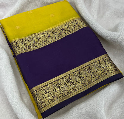 Semi Mysore Silk Sarees