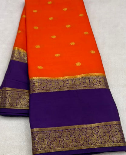 Semi Mysore Silk Sarees