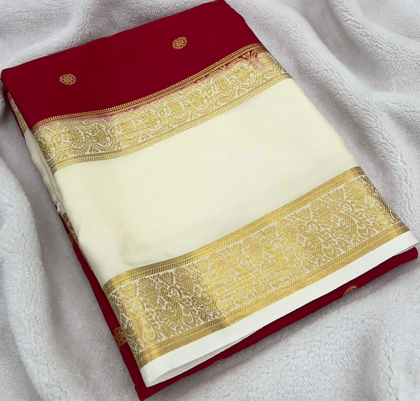Semi Mysore Silk Sarees