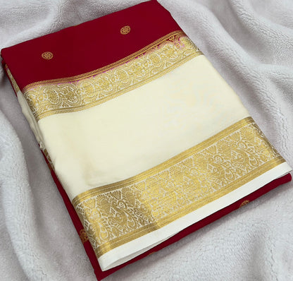 Semi Mysore Silk Sarees