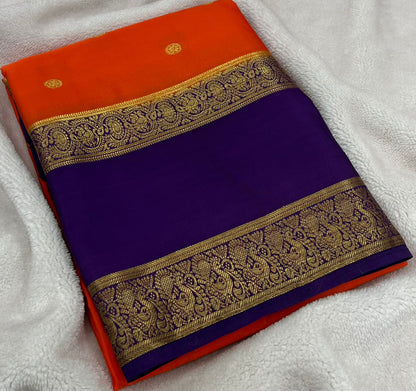 Semi Mysore Silk Sarees