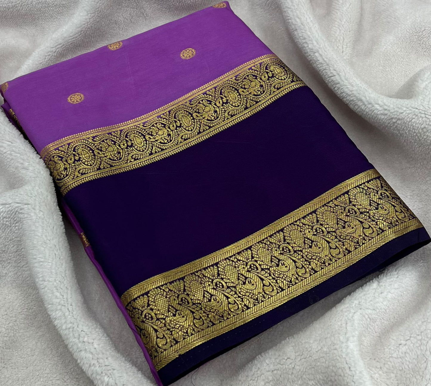 Semi Mysore Silk Sarees