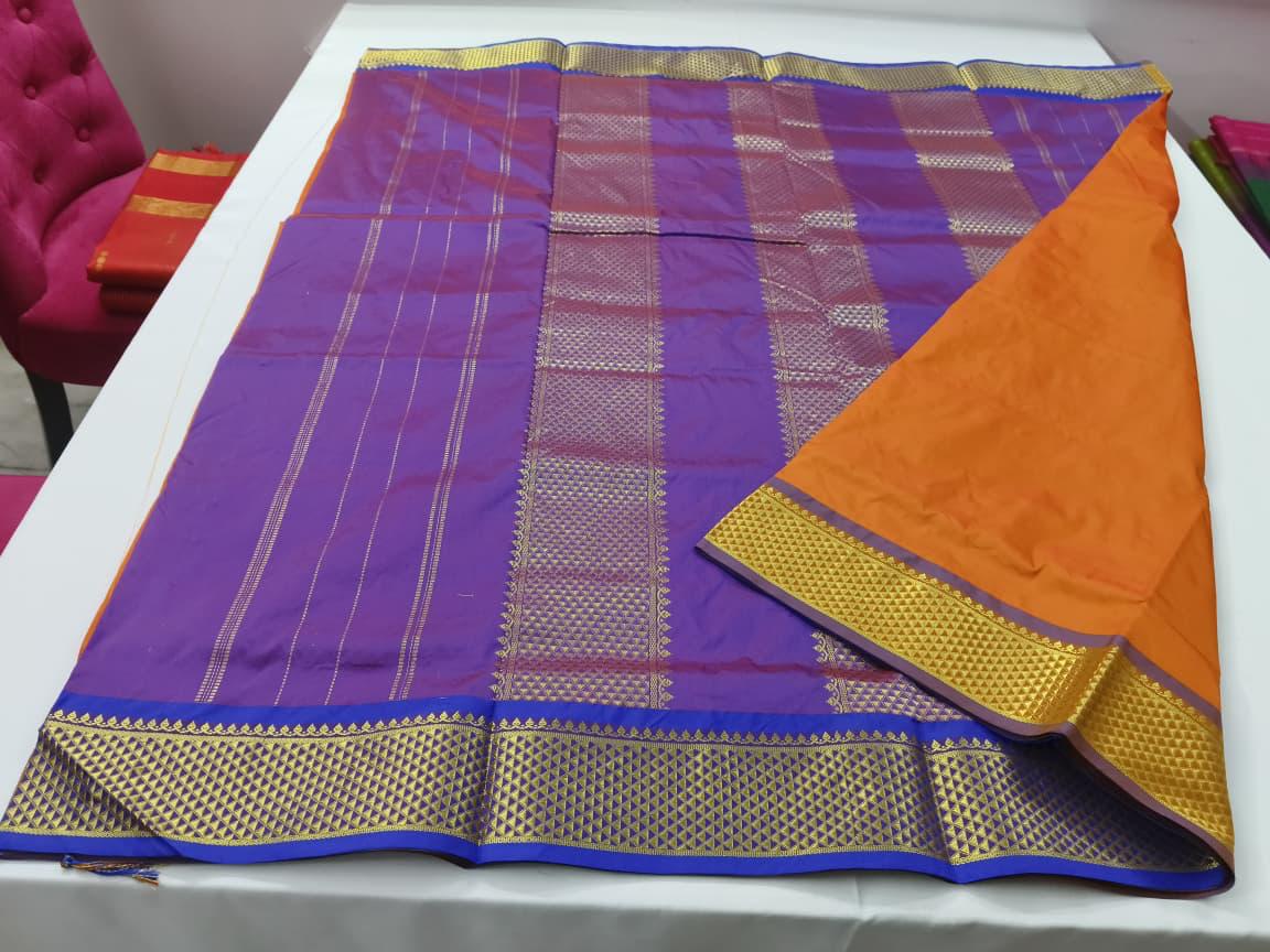 Madisar 10.5 yards Semi Silk Sarees