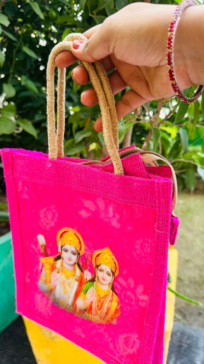Rama Sita Jute Bags Set of 10