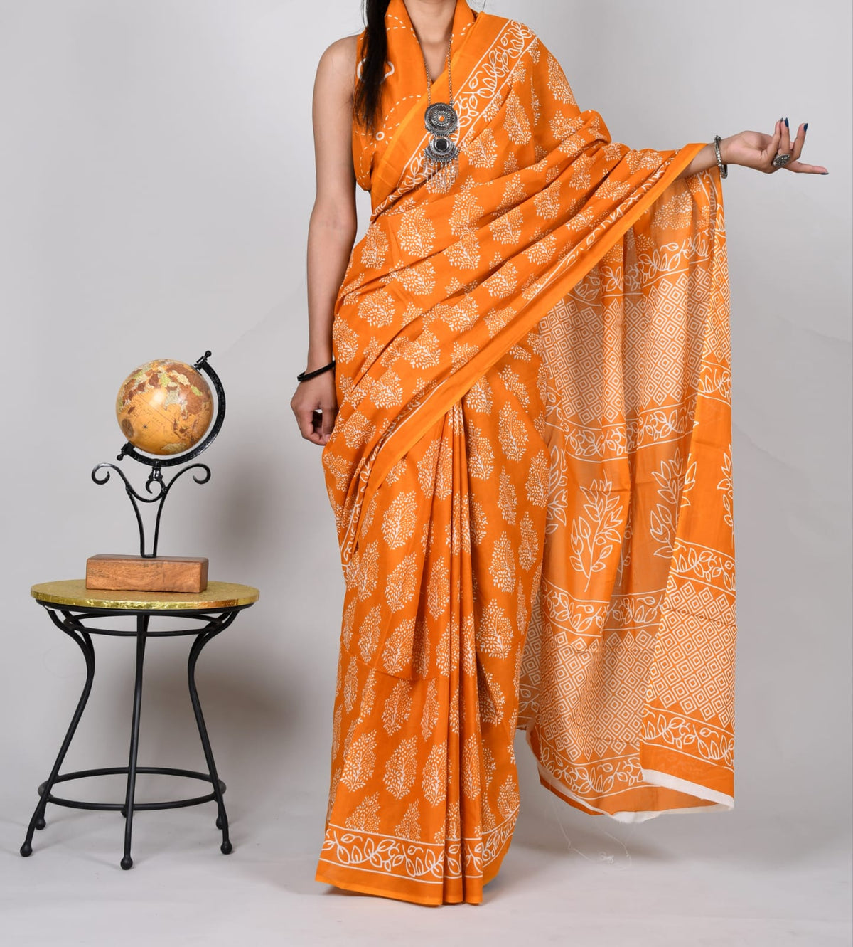 Cotton Mul Mul Sarees with Blouse