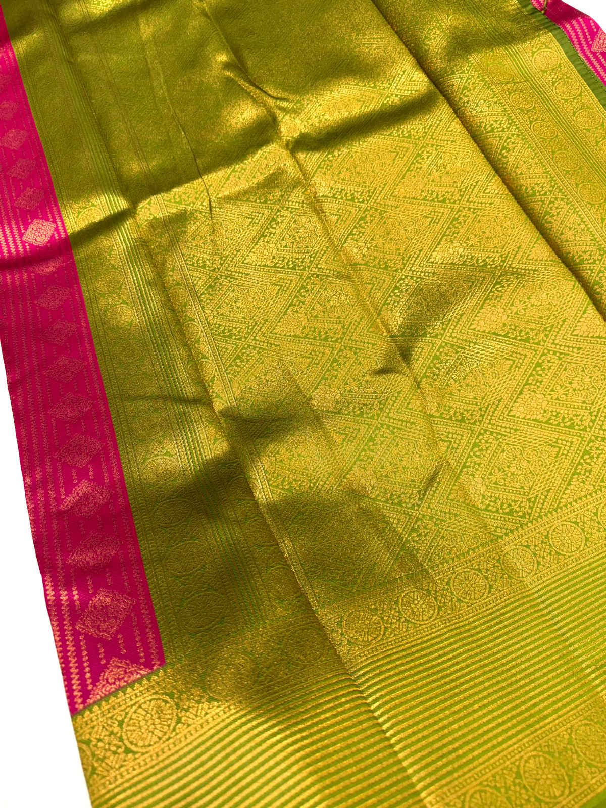 Brocade Semi silk sarees
