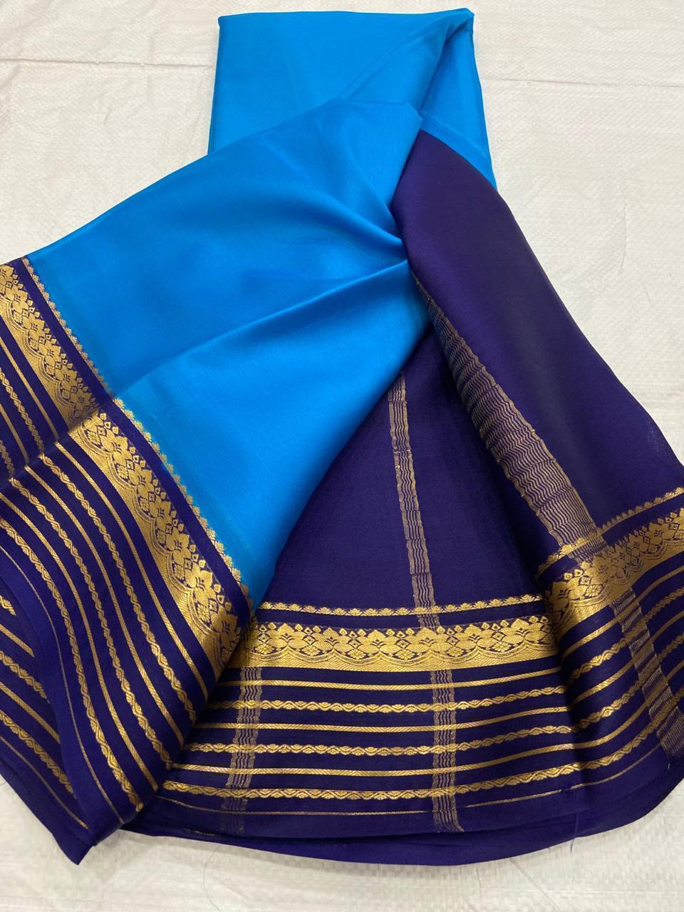 Mysore Silk Sarees 60 gsm