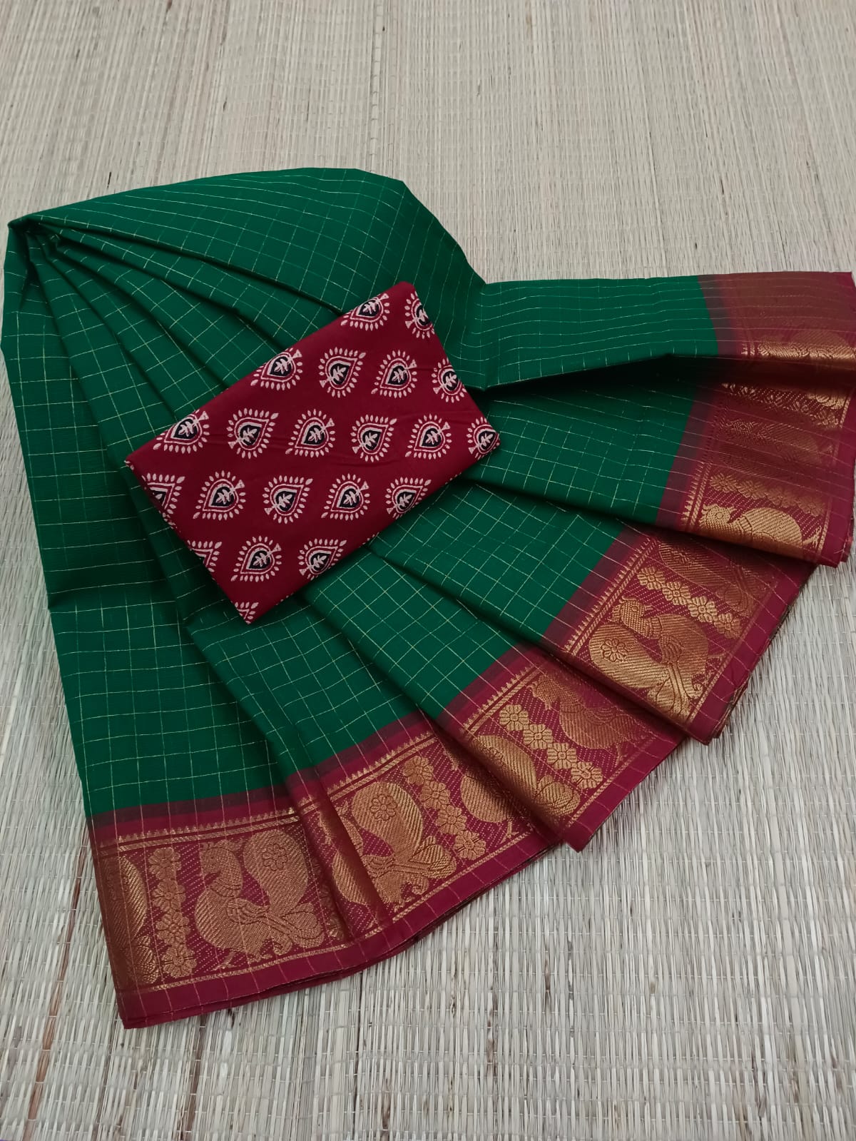 Kanchi Sungudi Cotton Sarees