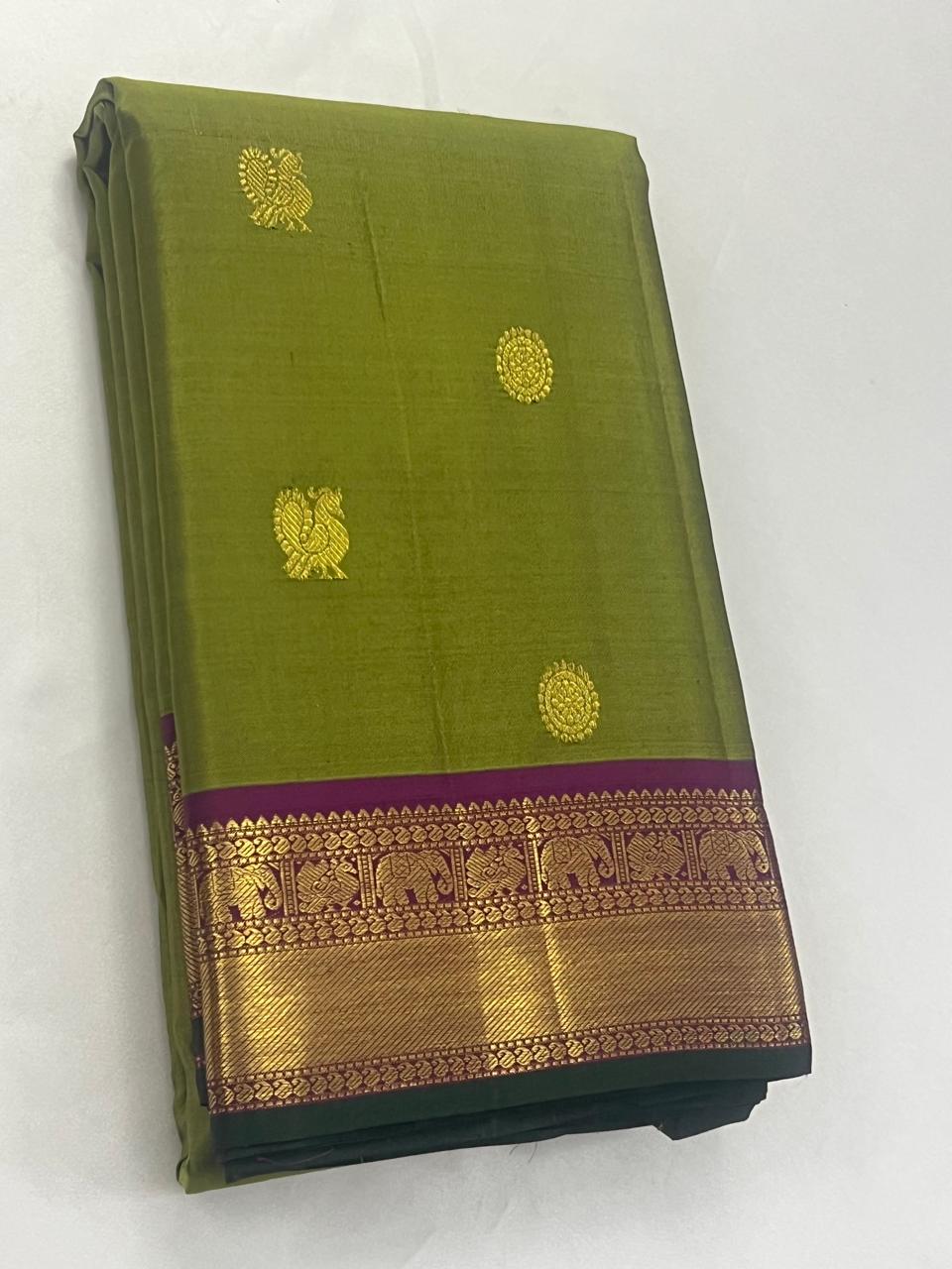 Kanchi Pure Silk Saree 2g Jari