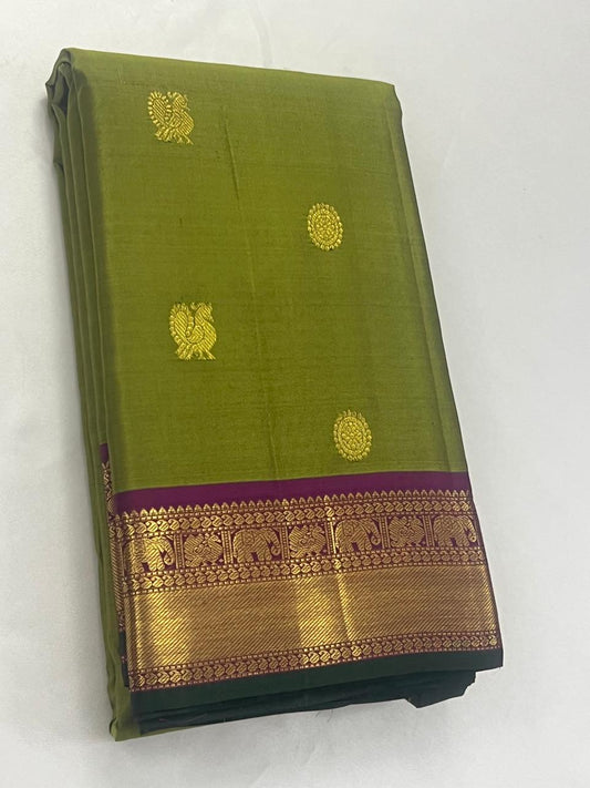 Kanchi Pure Silk Saree 2g Jari