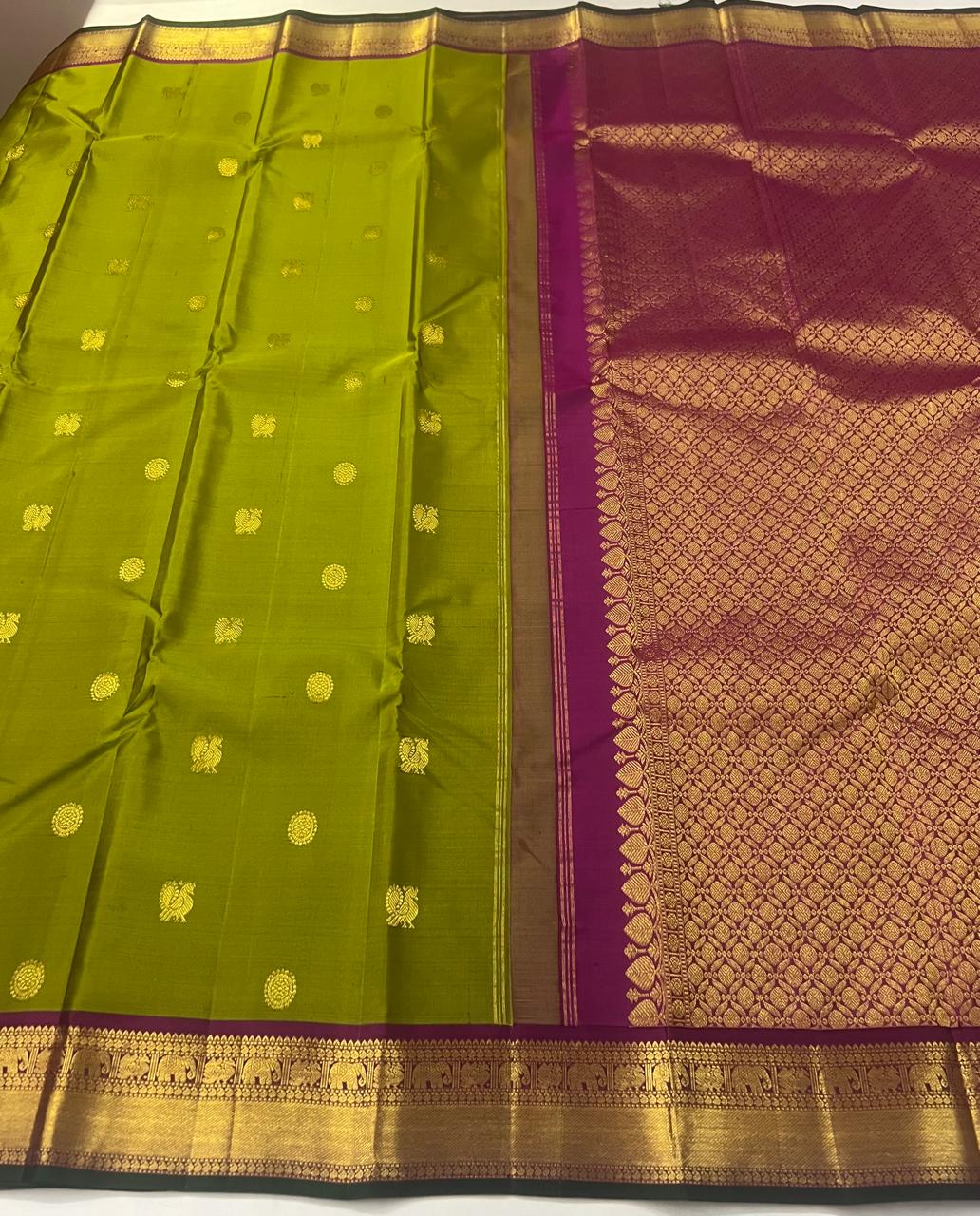 Kanchi Pure Silk Saree 2g Jari