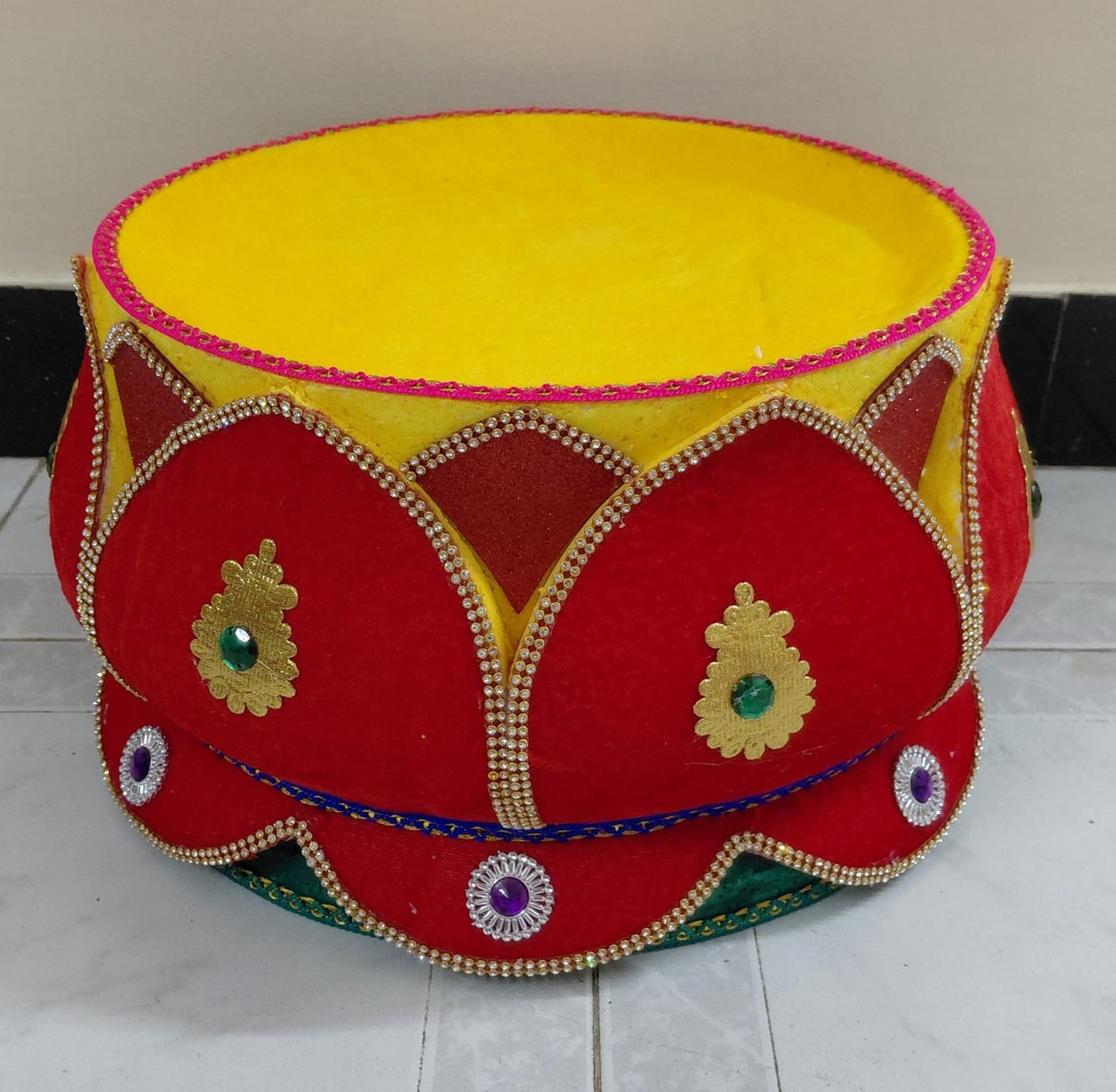 Lotus Sinhasan for Varamahalakshmi Devi Hard Thermocol